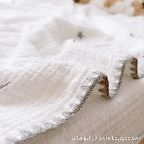 soft new born flannel dot minky baby blanket